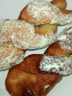 A picture of Twisted Doughnuts (Kwabaegi).