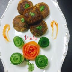 A picture of Leftover Rajma Kabab.