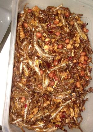 Foto resep Kering teri,tempe dn kacang