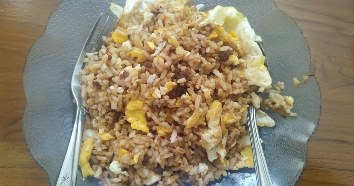 Resep Nasi Goreng Abon Sapi / Beef Floss Fried Rice oleh Sda Sda Cookpad