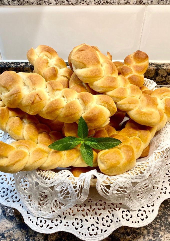 Una foto de Trenzas de yogur