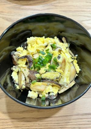 香菇炒蛋 的食譜成品照片