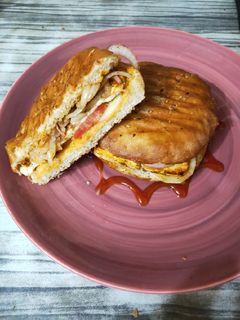 A picture of Paneer burger.