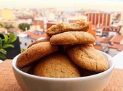 Una foto de topping cookies