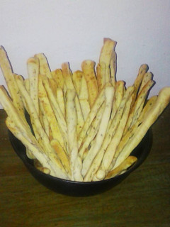 Una foto de Grisines de queso y orégano