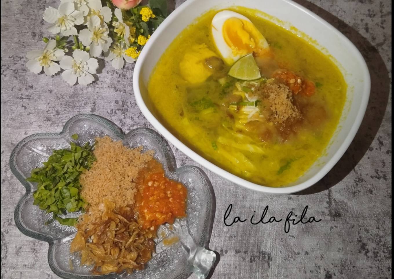 Soto ayam koya