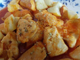 Pechugas en mi salsa de tomate!!