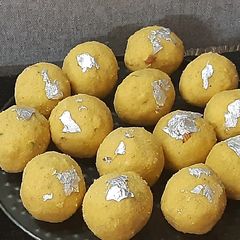 Sattu ke laddoo A picture of Sattu ke laddoo.