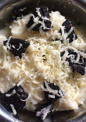 Foto resep Puding Roti Oreo Cheese