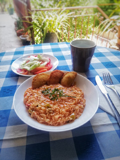 Foto de Arroz de tomate e pimento