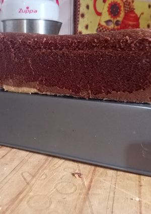 Una foto de Budín nube de chocolate y canela