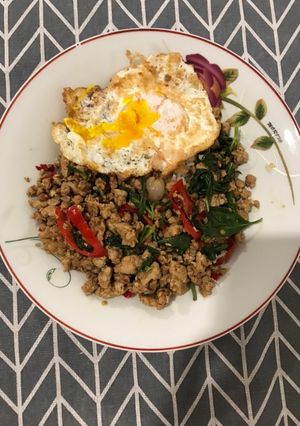 Foto resep Thai chicken Basil