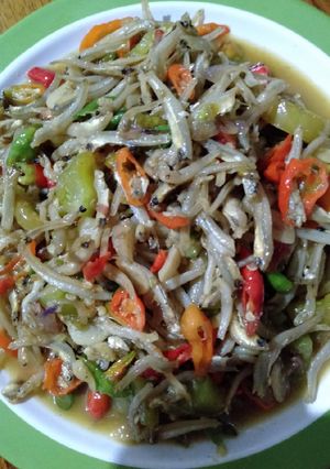 Foto resep Tumis teri super pedas