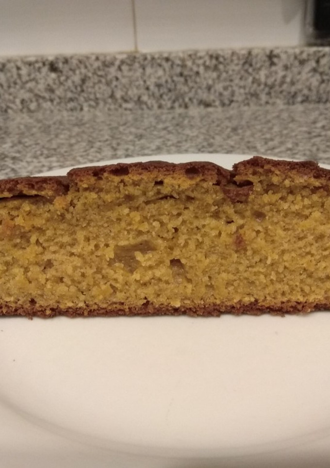 Una foto de Bizcocho de avena y manzana sin leche