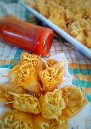 Foto resep Pangsit Cone Isi Mie
