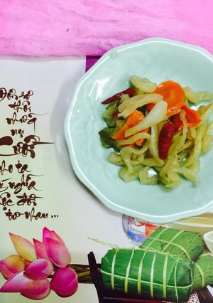 Hình của món Dưa món cho ngày tết.
