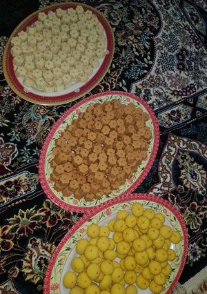عکسی از دستور شیرینی نخودچی
