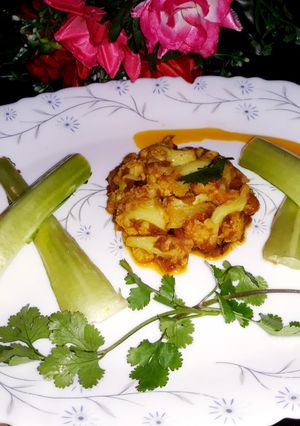 A picture of Masala phool gobi.