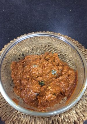 लाल मिर्च की चटनी रेसिपी मुख्य फोटो