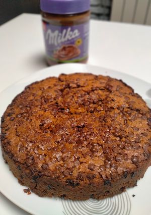 Une photo de Blondie à la pâte à tartiner