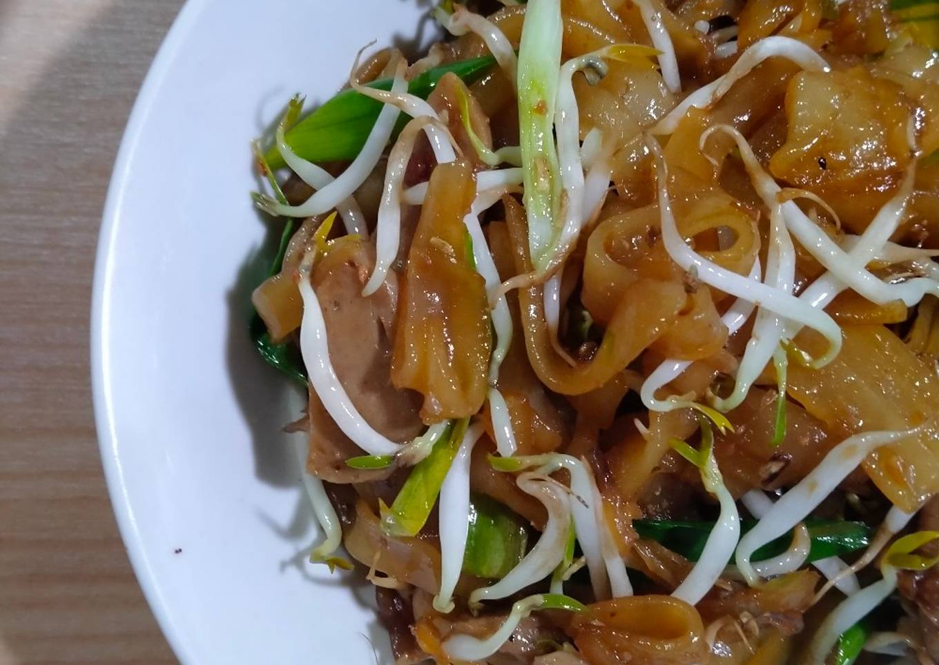 Kwetiau goreng sederhana