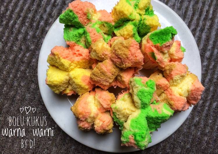 Bolu Kukus Warna Warni