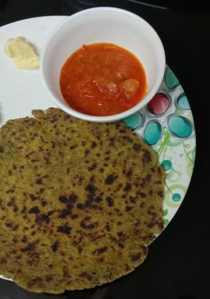 A picture of Millet paratha.