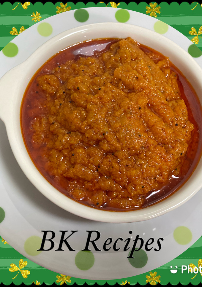 மாங்காய் தொக்கு😋🥭 (Maankaai thokku recipe in tamil) செய்முறை முக்கிய புகைப்படம்