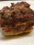 Pechito de cerdo con salsa barbacoa