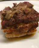 Pechito de cerdo con salsa barbacoa
