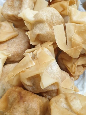 Langkah Gampang Membuat Resep  Batagor / pangsit goreng yang Sempurna, Enak Banget