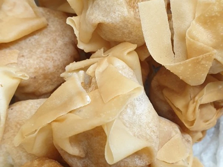 Langkah Gampang Membuat Resep  Batagor / pangsit goreng yang Sempurna, Enak Banget