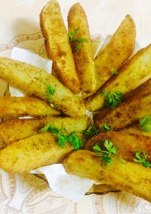 صورة لوصفة بطاطا ودجز 😍