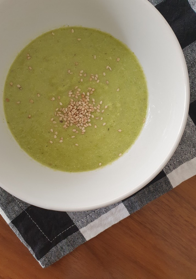 Una foto de Crema de espárragos cremosita sin lácteos !