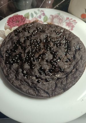 عکسی از دستور کیک شکلاتی صبحانه کامل رژیمی🍰