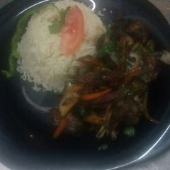 A picture of Rice with arostto.