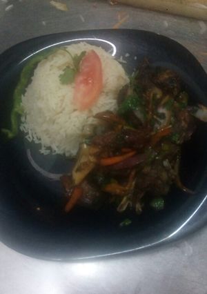A picture of Rice with arostto.