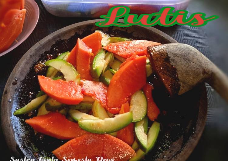 step by step  Rujak buah Jadi, Menggugah Selera