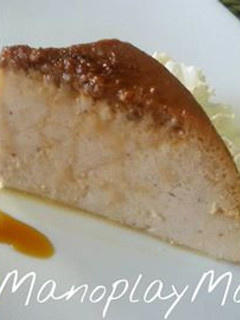 Una foto de Flan de mascarpone con mermelada de cerezas en gme, gmf y tradicional