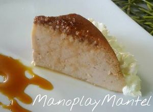 Foto principal de Flan de mascarpone con mermelada de cerezas en gme, gmf y tradicional