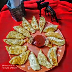 A picture of Fish Momos.