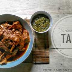 A picture of Rendang Ayam Tahu (Rendang Simple).