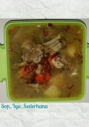 Foto resep Sop Iga Sederhana