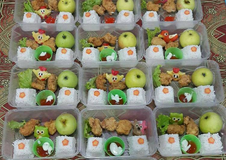 Cara meracik Bekal Ikan Fillet Bakso Seafood Karakter 😊😍👍, Enak Banget