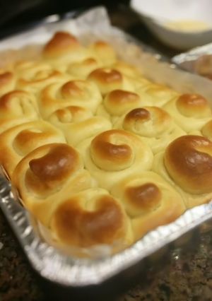 A picture of The 7 Hour Brioche/Ensaymada.