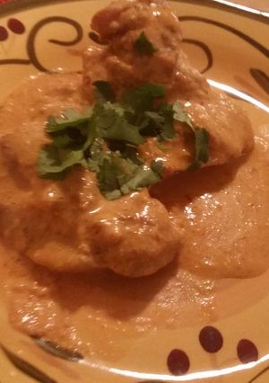 A picture of Spicy creamy chilpotle chicken.