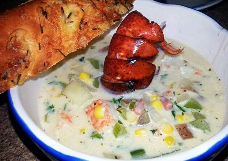 How to Prepare Any-night-of-the-week ~Lobster Corn Chowder~