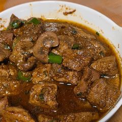 A picture of Beef liver-kidney fry.