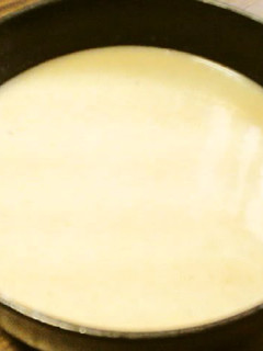 A picture of Rich White Chicken Soup for Hakata-style Hot Pots and Chicken Ramen.