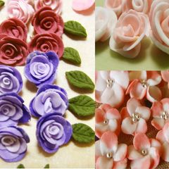 A picture of Sugar-crafted Flowers.